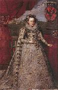 Szymon Boguszowicz Tsarina Marina Mniszech in coronation robes. Spain oil painting artist